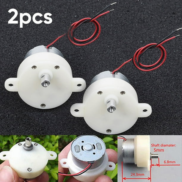 3-9V Small DC Gearmotor Micro Low Slow Speed Gear Motor Metal Gearbox Mini